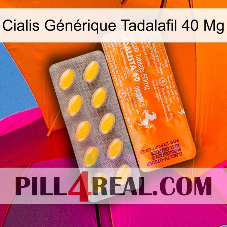 Cialis Générique Tadalafil 40 Mg new05